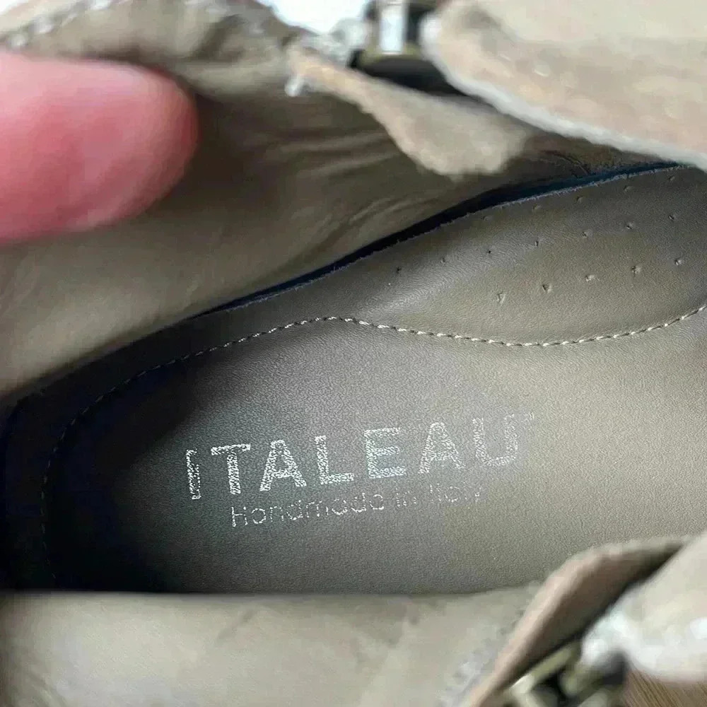 Italeau Tan Suede Folina Ankle Boot — image 7 of 8